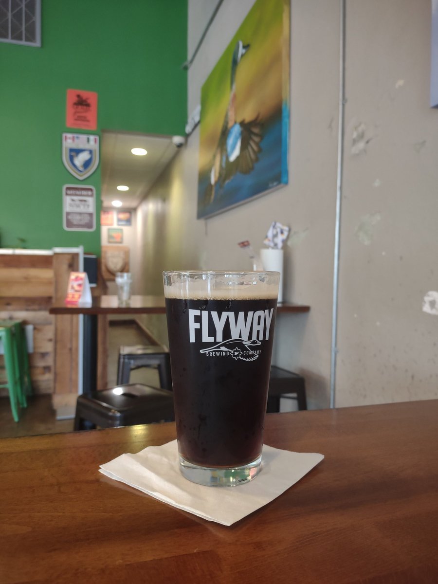 BeerSnobSean's tweet photo. When in the Little Rock, AR area I always love to stop @FlywayBrewing. Huge fan of their beers & this flavorful brown did not disappoint. Malty sweet with a roasty and hop bite. @MarkGLee69 @membeerblog @SCBeerExplorer @brewerytravels @MikeSlomba @qblacklock @DrGoodBeer #ARbeer https://t.co/nOIdXf8yHa