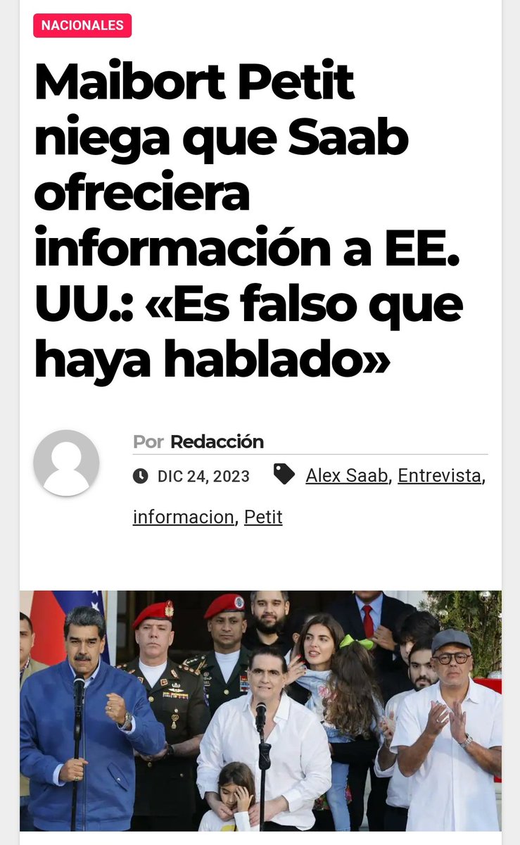 Sabíamos de la inocencia de @AlexNSaab por eso llevamos una campaña por la verdad y la justicia ⚖️
Alex fue objeto de persecución política por parte de los traidores de aquí y los EEUU @StateDept 
#FreeAlexSaab 
@FreeAlexSaabOrg 
#donnalisi