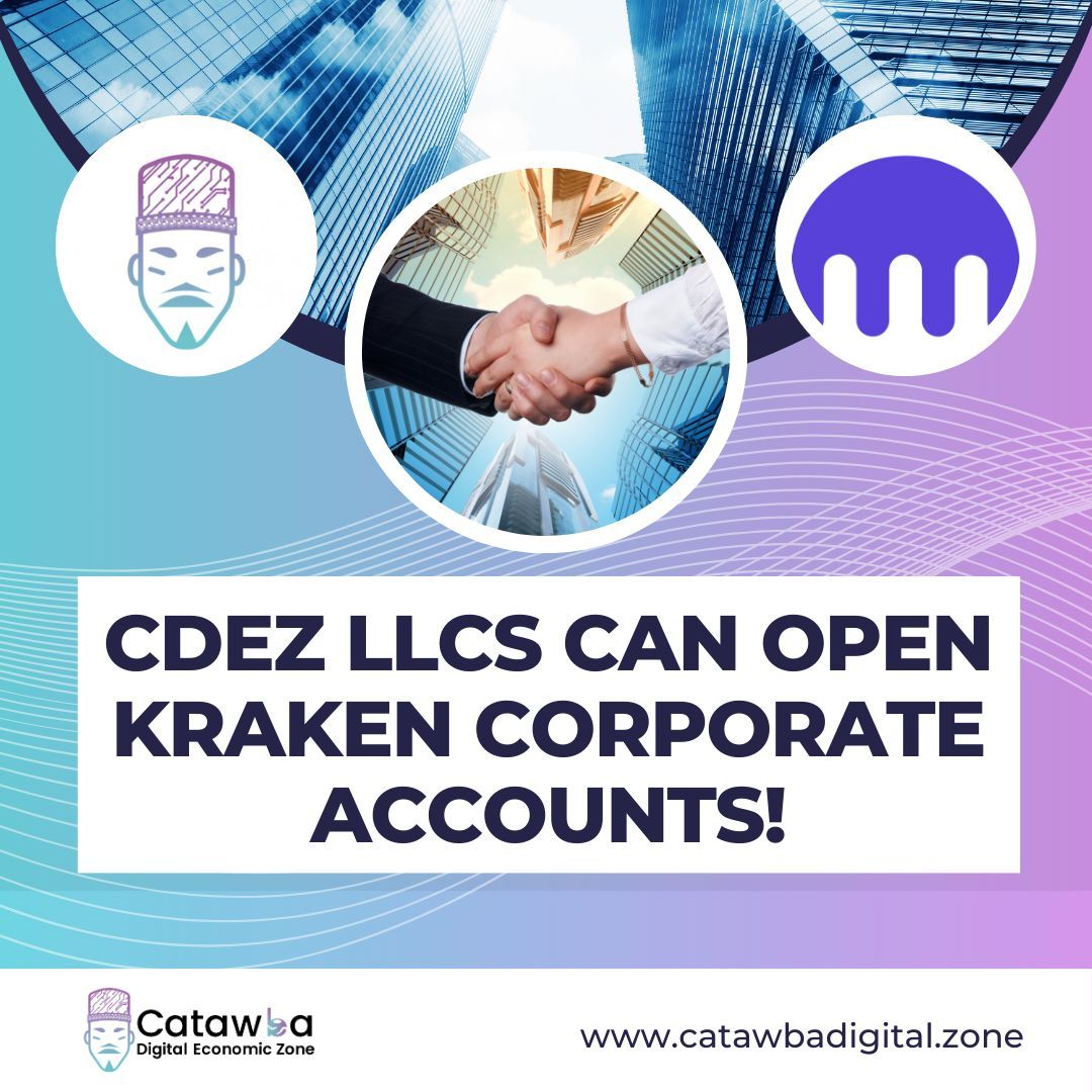 We're excited to announce that CDEZ legal entities can set up Kraken corporate accounts, and have their digital assets protected under the most robust framework in the United States buff.ly/3hK0CYn   buff.ly/3LXZ6lo