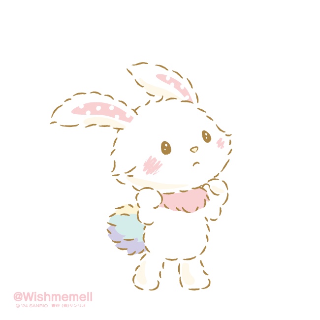 「メルがんばる。#サンリオキャラクター大賞  」|メル Wish me mellのイラスト