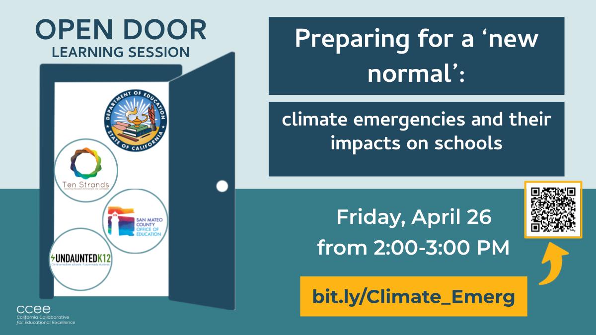 🌍🏫 Join us for a crucial discussion on climate emergencies impacting our schools and communities! 🌊🔥 Learn from districts facing extreme weather events and LEAs leading on prevention and preparedness. Let's keep our students safe and thriving. Register now!…