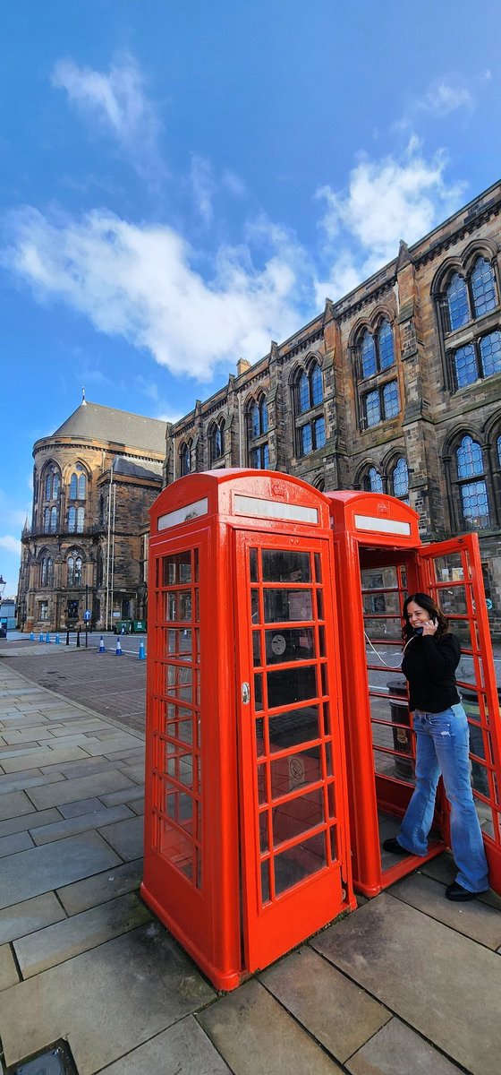 Call me, maybe. #Scotland #UK #EDINBURGH #phonebooth #holiday #UKin18days #lovingit