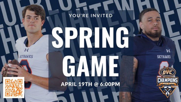 Thanks for the invite. Would love to see what UT Martin is all about. @CoachKBannon @CoachStoutUTM