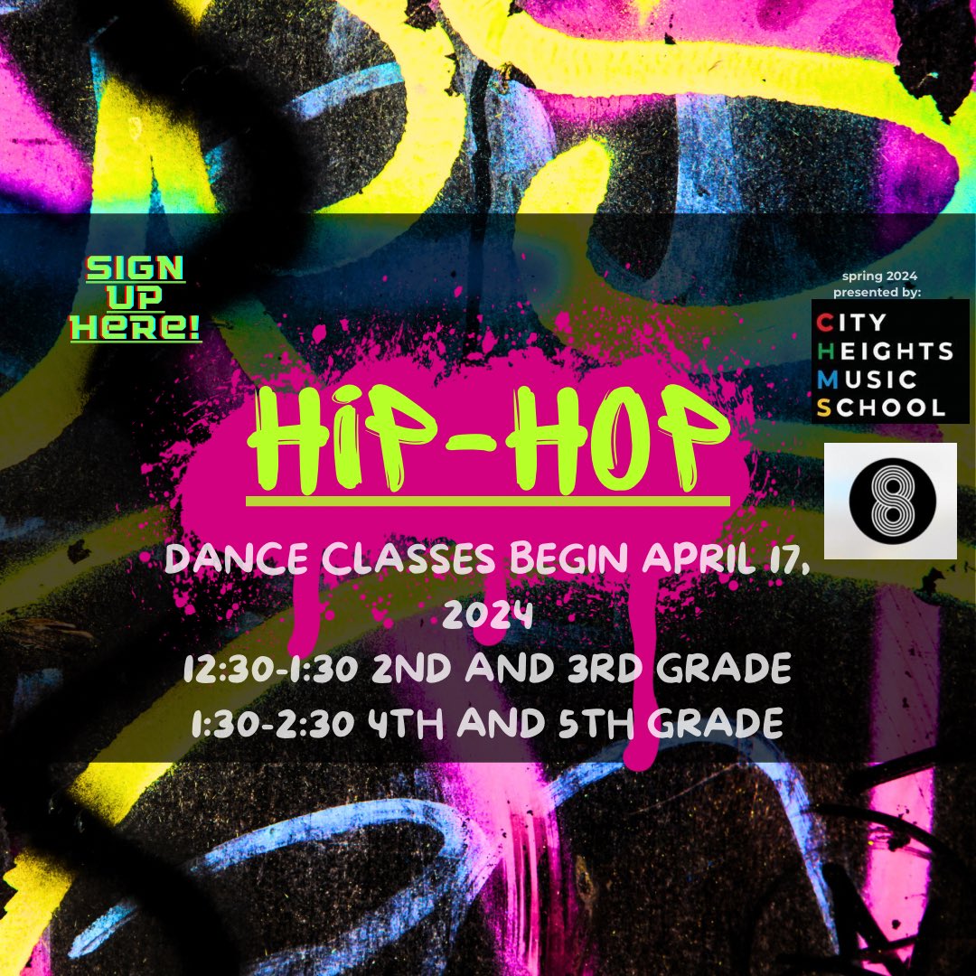 Hamilton_ElemSD's tweet photo. 💕Expanding the opportunities available to our Heroes! If you are a Hero in 2nd-5th grade join Hip Hop class!💕 https://t.co/Rg00U5pdtE