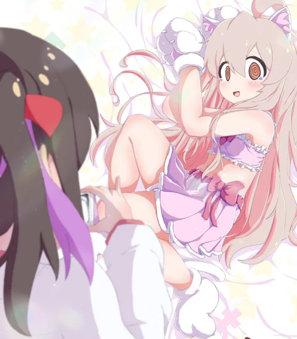 『まひろちゃんハイッねこのポーズ』 #pixiv  #お兄ちゃんはおしまい #onimai #おにまい #緒山まひろ #猫 #緒山みはり 