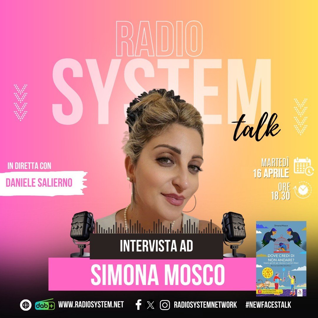 RSystemNetwork's tweet photo. 📚 "Dove credi di non andare?"è un audiolibro e romanzo polisensoriale di #SimonaMosco, un invito a ragazze e ragazzi a non aver paura di fronte alla #violenza. Ne parliamo con l'operatrice culturale salentina in diretta, con #DanieleSalierno, dalle 18.30 su #RadioSystem! https://t.co/5hdkFshe5o