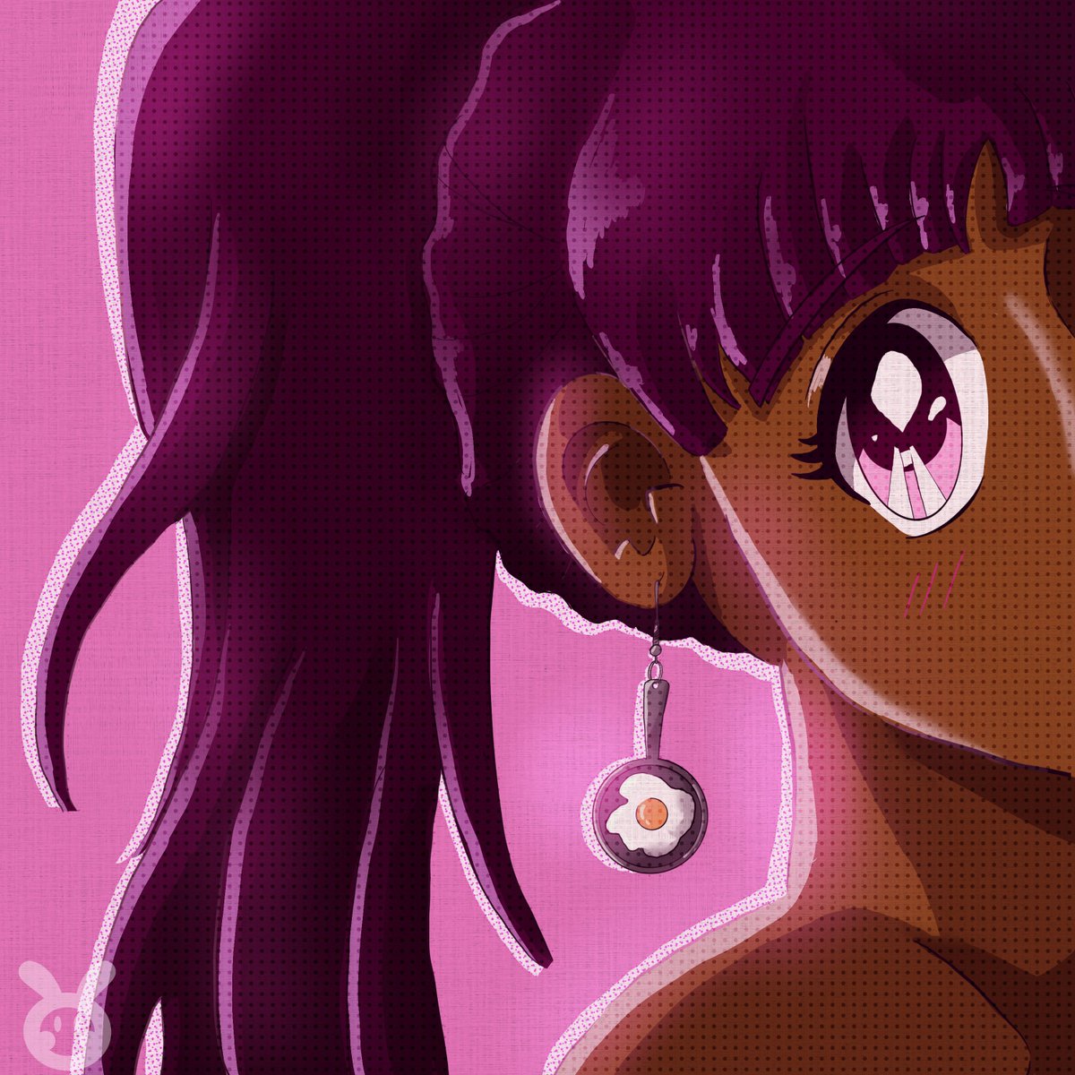 abiriry's tweet photo. Do you think I'm pretty? 

This drawing was both a great experiment. I will definitely implement some of these elements in the future. 
#characters #anime #cute #digitalart #procreate #pink #shojo #earring #chica #kawaii #manga https://t.co/xyfVhrXlAB