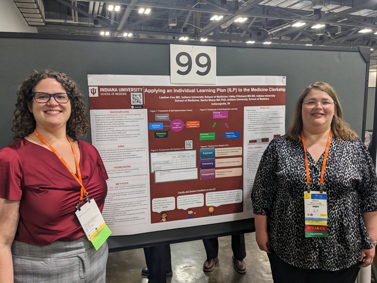 Dr. LeeAnn Cox and I presenting our experience incorporating the AAIM ILP into the IM clerkship! #AIMW24 @IUIntMed @IUSMDeptMed @IUIDfellowship