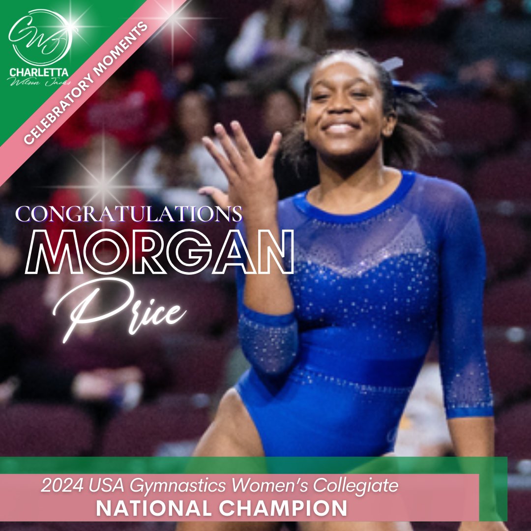 Celebrating Alpha Kappa Alpha Sorority, Inc.®member and Fisk's Morgan Price -the 1st HBCU gymnast to win a USA collegiate national championship! #blackgirlmagic #blackgirlsrock #AKA1908 #AKAFSAB #CharlettaWilsonJacks