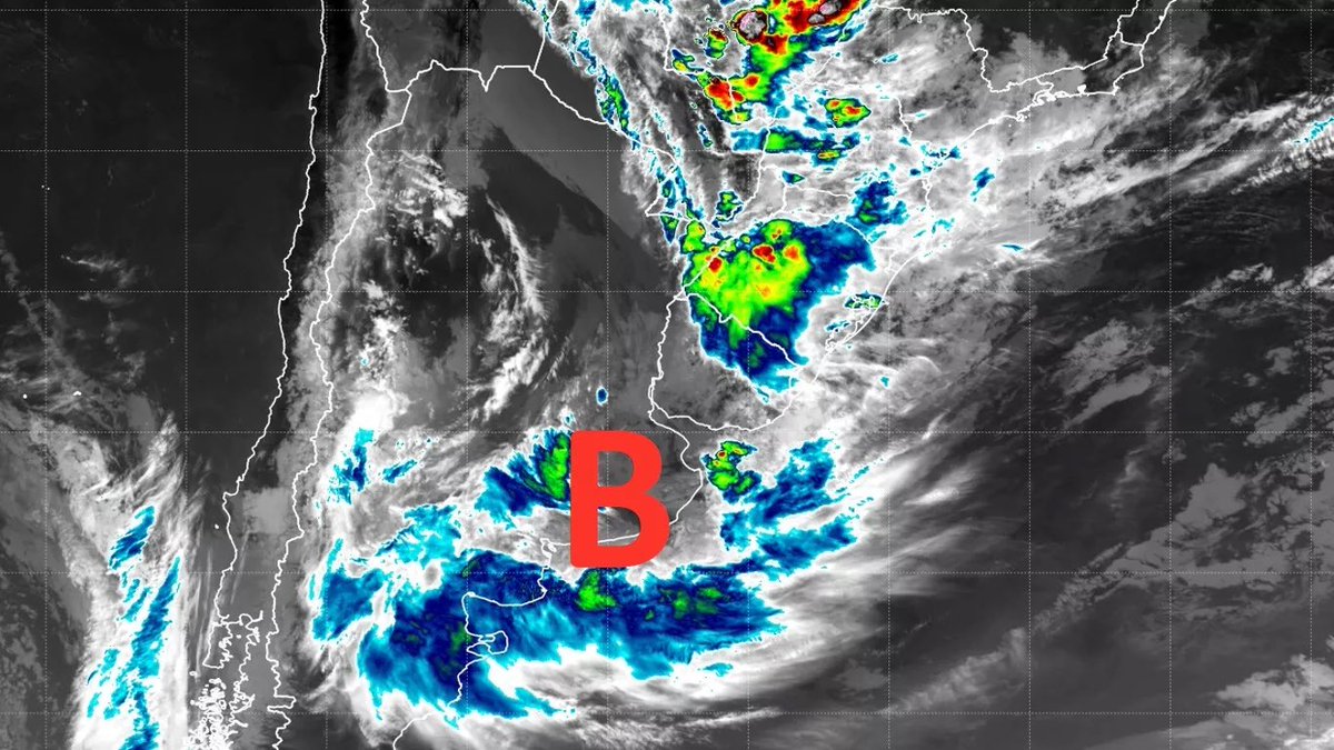 ⚠️ AVISO | Ciclone se forma na Argentina e reforça instabilidade no Sul do Brasil. Terça-feira tem risco alto de chuva localmente forte a intensa com alagamentos no avanço da frente fria associada ao ciclone. ‼️Leia o aviso ▶️ metsul.com/ciclone-se-for…