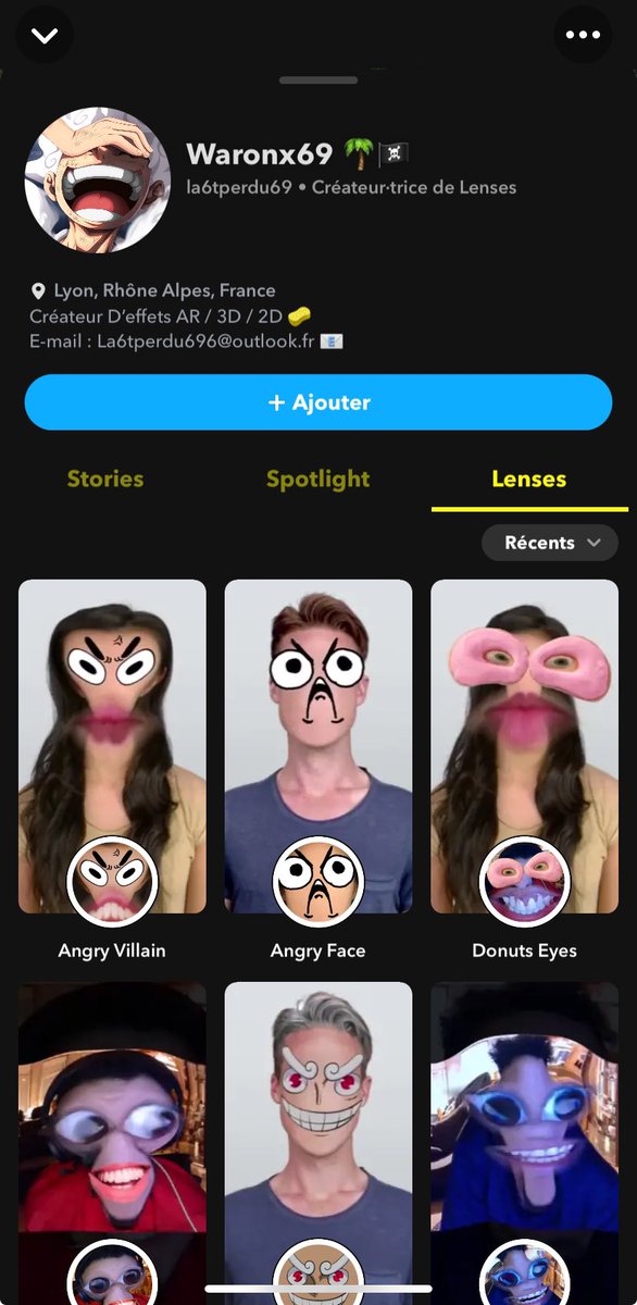 waronx69's tweet photo. New Lenses 🤯🤣 Funny
https://t.co/03r8JtIBEZ
#lenstudio #snapar #snapchat #filtre #waronx69 #la6tperdu69 https://t.co/bWiogEr2Ro
