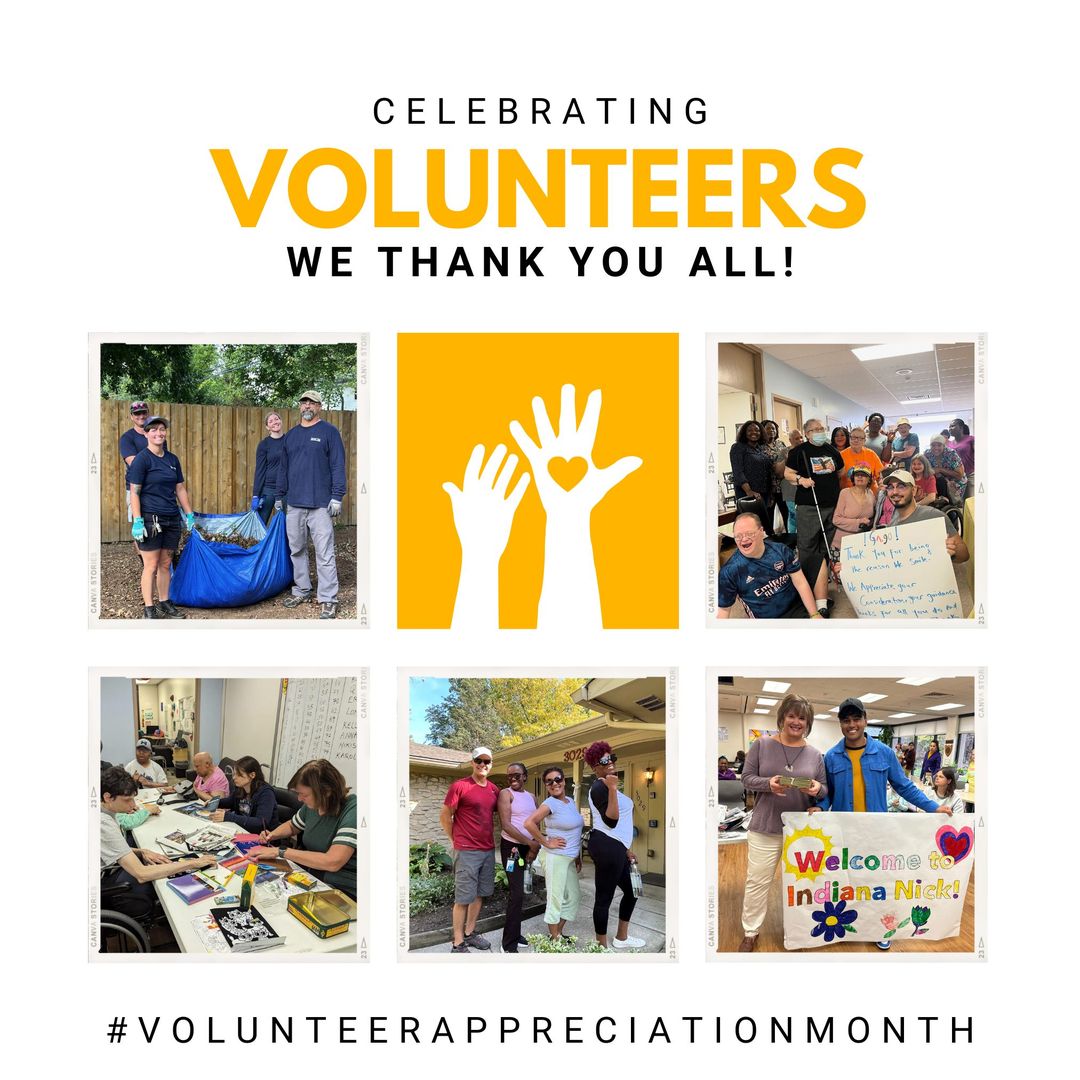🌟 April is Volunteer Appreciation Month! 🌟
This month, we're celebrating all of our incredible volunteers who make a difference in the lives of individuals with disabilities every day! Interested in joining our mighty team of volunteers? Learn more: newhopeofindiana.org/volunteer/