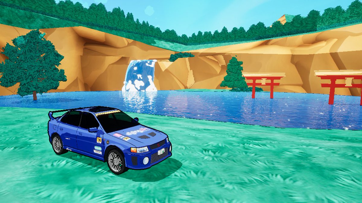 Spent some time over the last week working on menus, figuring out a system for me to add new cars easily, some bug fixes, adding new water shaders and other stuff. There's waterfalls now! #indiegame #carpg #lancer #celshaded #racinggame