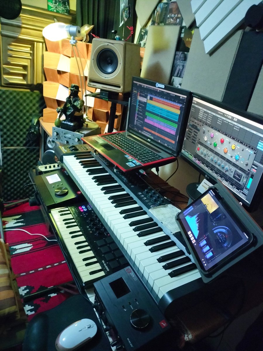 Flexihomestudio's tweet image. En mode mix in progres by night at Flexi'Studio 🎵🎶🎼🌈
#cubasepro #antelopezentour #decibel #processaudio #prosodiaaudio #maudio #ATHM50X #Sonarworks