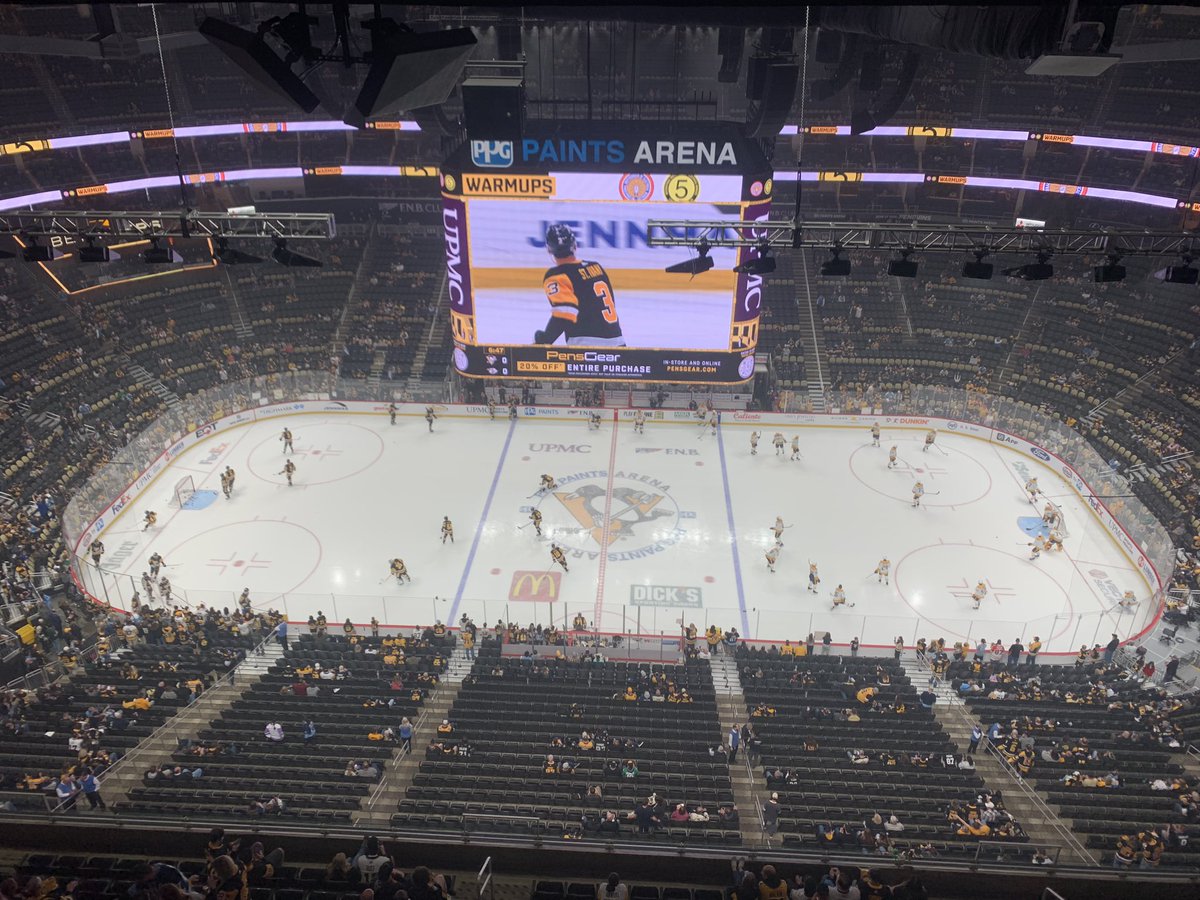 .@TaylorHaasePGH has live updates on Penguins-Predators from PPG Paints Arena: dkpittsburghsports.com/live/penguins-…