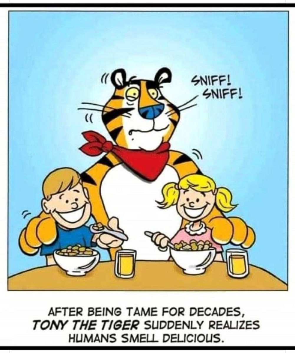 HPL_JDeLaughter's tweet image. 🐯The day Tony the Tiger became a Cereal Killer...🎨SpudComics &amp;amp; Lonnie Easterling🐯#TonyTheTiger #FrostedFlakes #Kellogs #CerealKiller #Parody #Horror