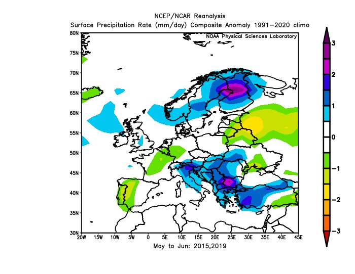 Zayıf kategori El Nino ve +IOD ile eşleşen kategori 2015 ve 2019 çıkıyor.
İstastistiklere göre 2024 Mayıs-Haziran ayları sıcak geçecek olsa da batı bölgeler-güneybatı bölgeler-iç ve kuzey bölgelerde bol yağışlı geçmesi ve gök gürültülü fırtınaların sıklığı artması…