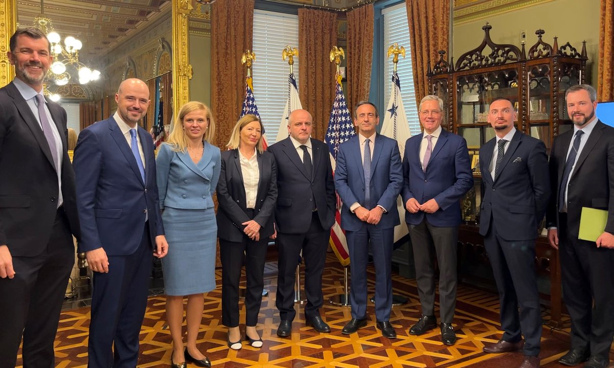 Very timely meeting about European security with Members of Parliament from Poland, Germany and France. We discussed the critical importance of providing security assistance to Ukraine and keeping NATO strong and united in the face of Russia’s ongoing aggression.