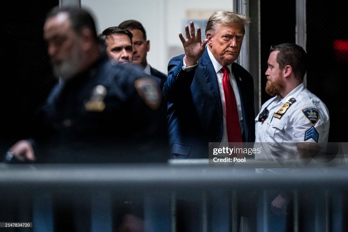 Day 1 inside the courthouse at former U.S. President Donald Trump's criminal trial in New York City. 📸: @jabinbotsford, Michael Nagle #TrumpTrial