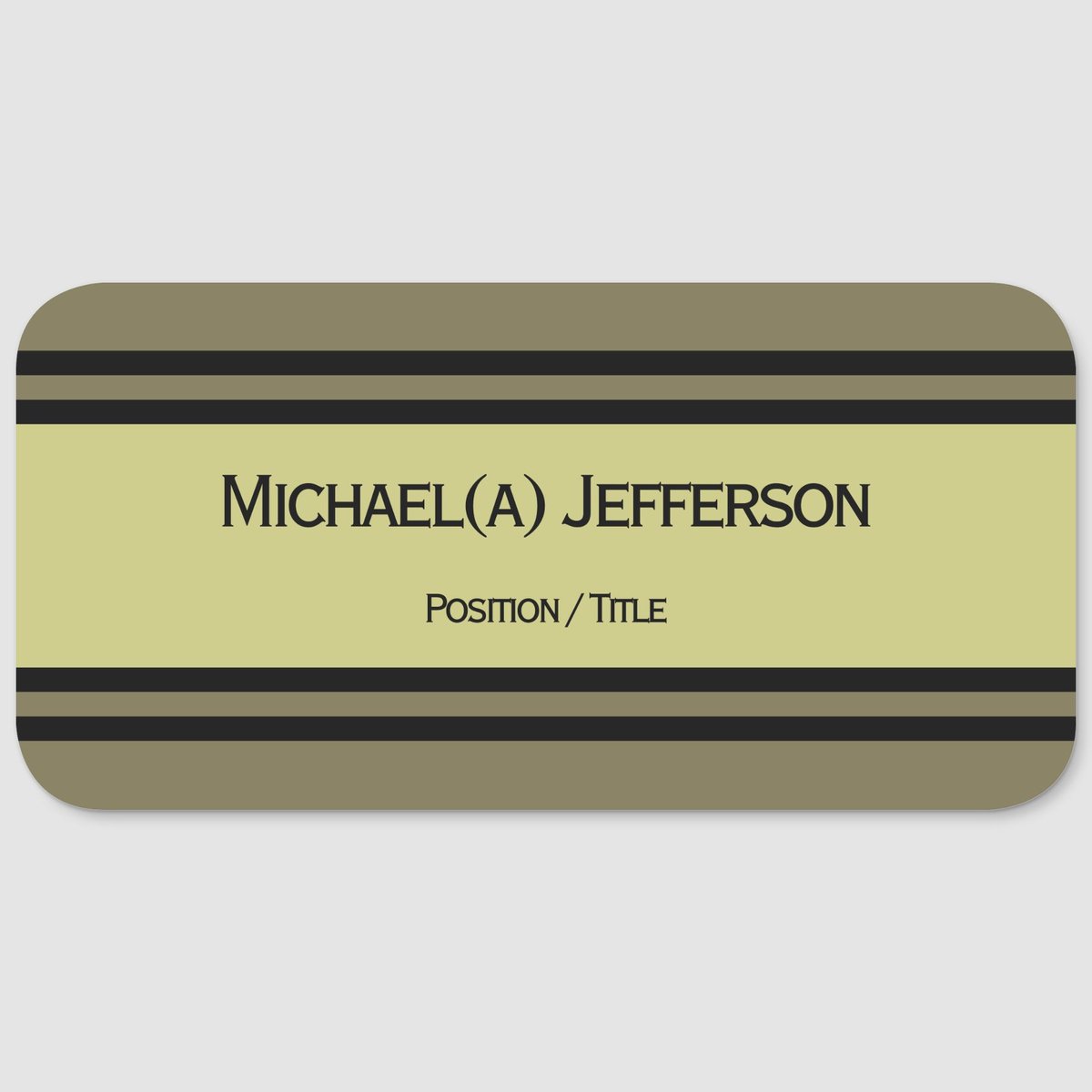 Wild Willow Green  zazzle.com/wild_willow_gr… The balance between urban chic and natural elegance #nametag or as a #Personalizedgift for #corporate #employees  #Professional #identity for every team #nametags Give a #corporategift #zazzlemade #zazzle #BusinessMan #BusinessSolutions