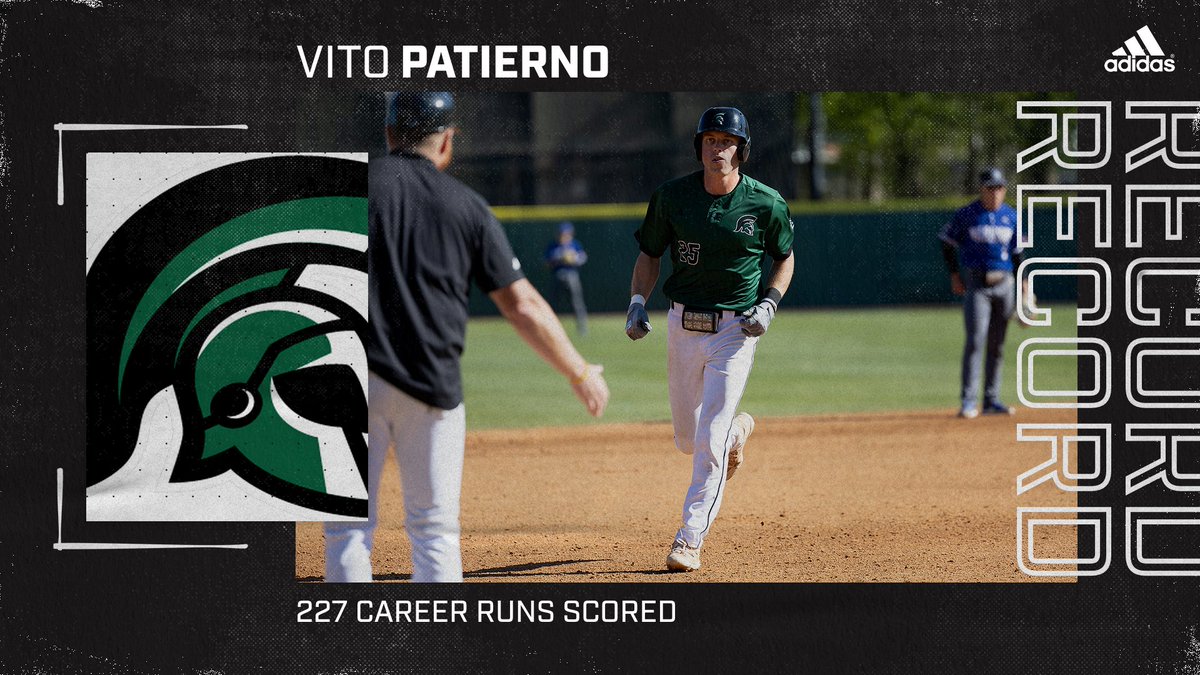 UMOAthletics's tweet photo. 𝗠𝗢𝗨𝗡𝗧 𝗢𝗟𝗜𝗩𝗘 𝗥𝗘𝗖𝗢𝗥𝗗🥇

After this weekend, senior Vito Patierno is the all-time runs leader in program history with 227 (and counting)!

He surpasses the previous record of 223 held by UMO Hall of Famer David Cooper.

@UMOBaseball https://t.co/WzhpgzqHs6