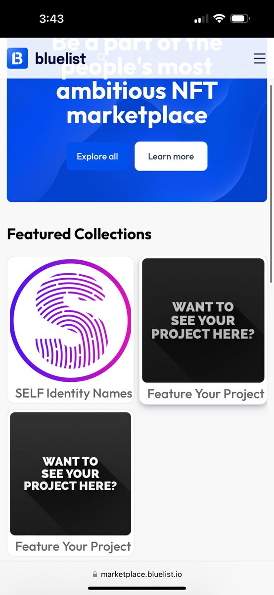 We’re looking for two incredible nft projects to be featured on the front page of bluelist this month! 

Which project deserves a spot?