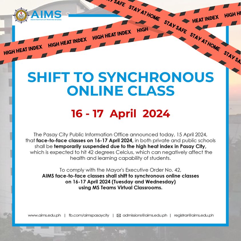 AIMSpasaycity's tweet photo. #BeInformed
#AIMS #ExperienceAIMS #AIMSyan
#WeAreAIMS #AIMSpowered #TatakAIMS
Achievement • Integrity • Mastery • Service
For Inquiries please contact:
Landline - (02)8831 to 34-2467 loc. 10031
Mobile/Viber - 09479927745 https://t.co/5Nnt1v89En