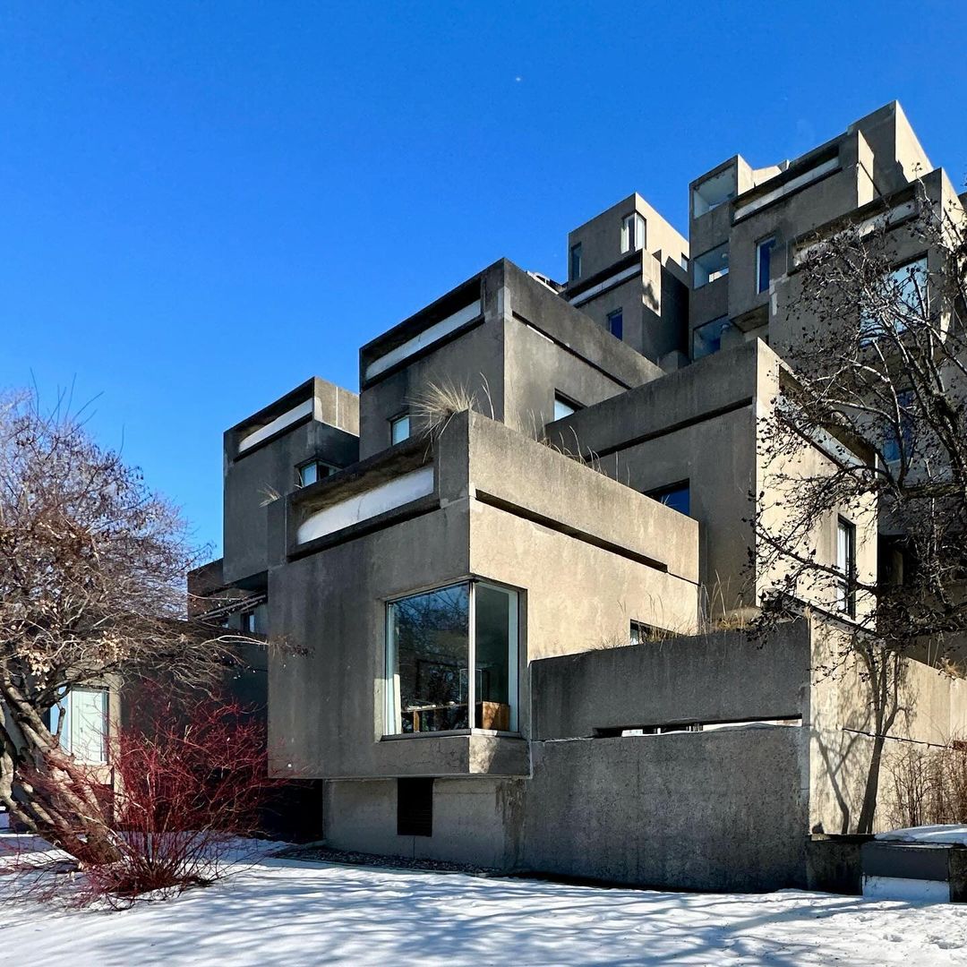 sovietsoleri's tweet image. &quot;Habitat 67,&quot; an apartment building in Montreal, Quebec by architect Moshe Safdie. What a brutalist icon!
