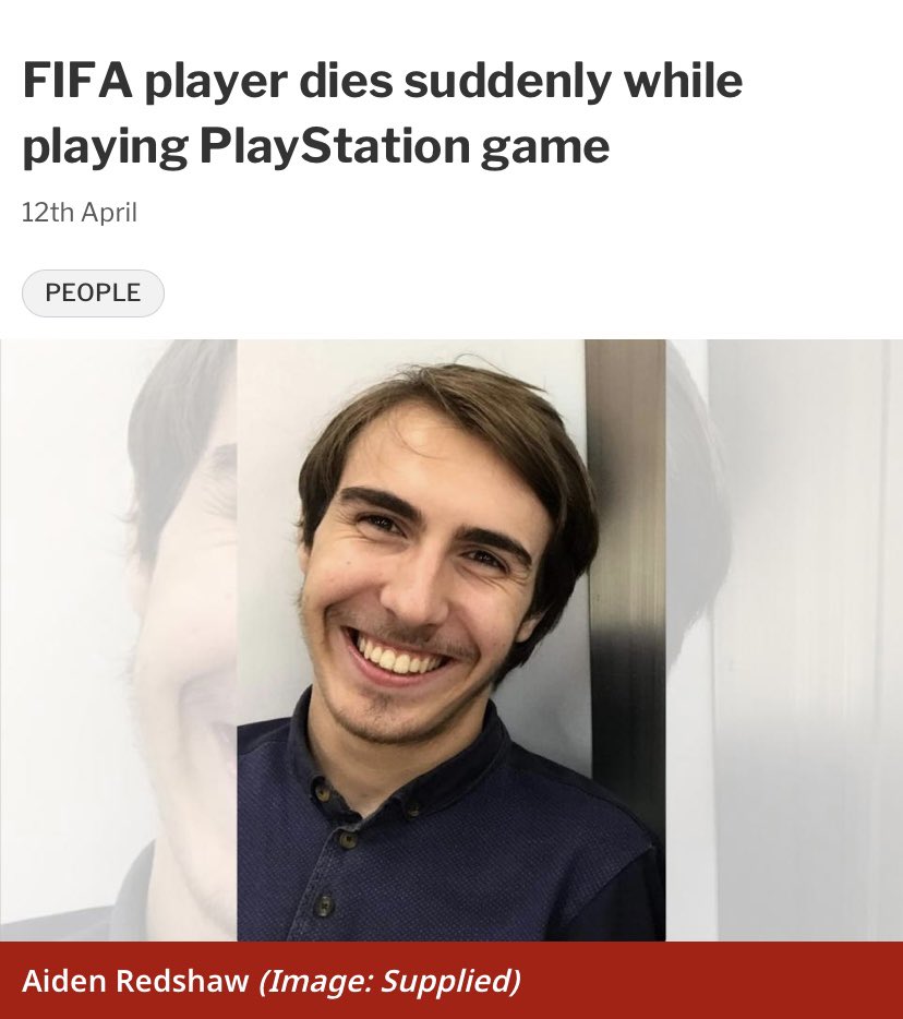 U.K. This happened November 2022. 24 year old playing Playstation, put his head back and died while playing. The coroner ruled it an 'unascertained, natural death.' His parents said he was perfectly healthy. dailyecho.co.uk/news/24247956.…