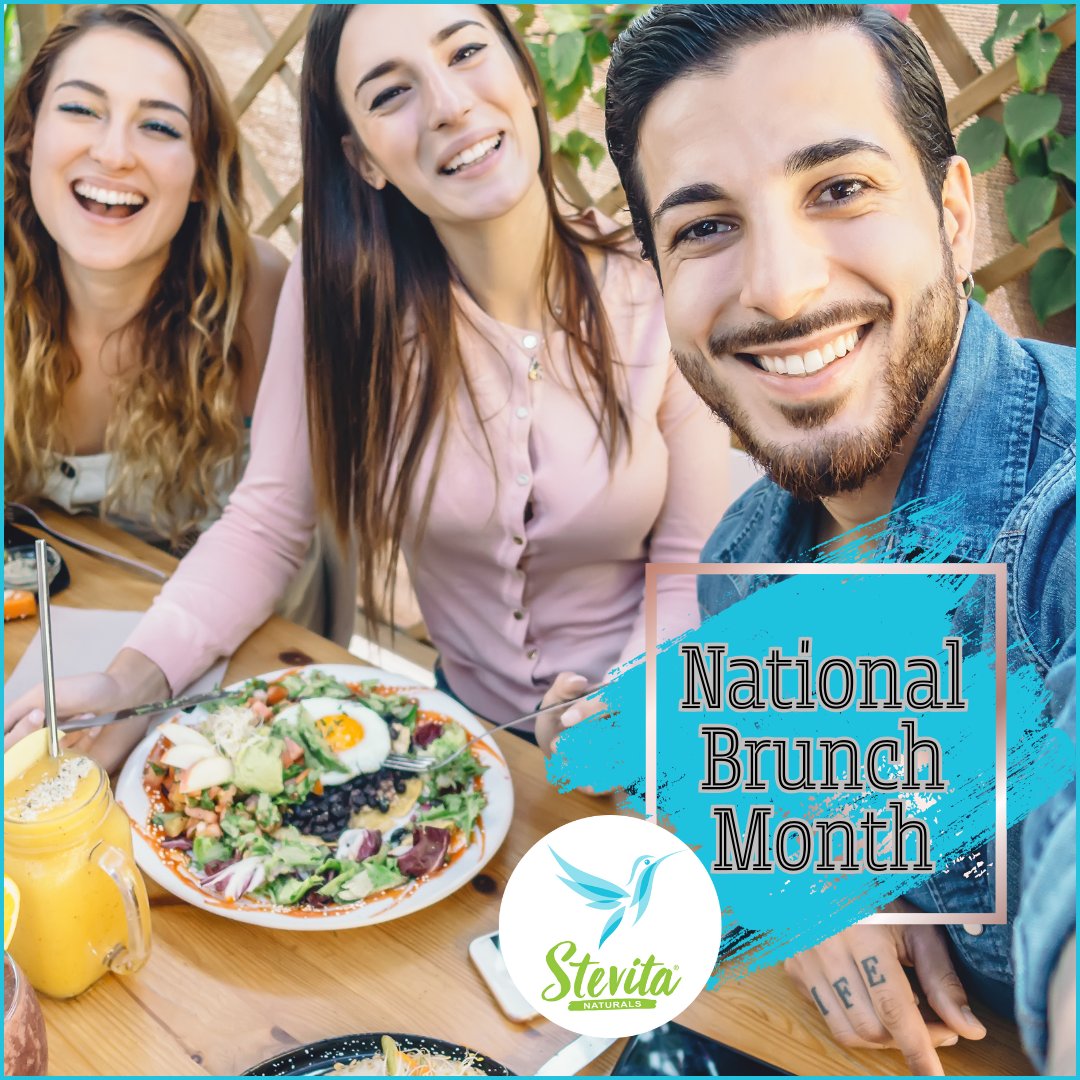 April is #NationalBrunchMonth! Use stevia instead of sugar to flavor juices, muffins, and pastries for a healthy spread.

#healthydiet #healthyeating
