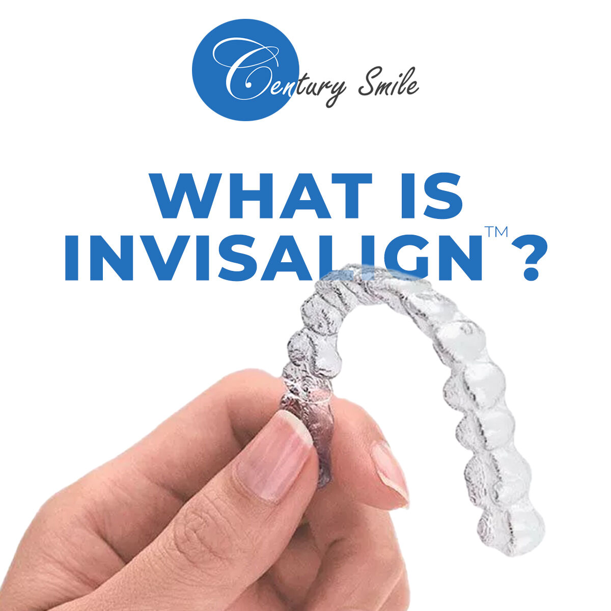 What Is Invisalign? 

#invisalign #braces #dentalimplants #teethwhitening #toothextraction #dentalexam #teethcleaning #rootcanal #wisdomteethremoval #dentist #DrMaryamTalaie #CenturySmileDental