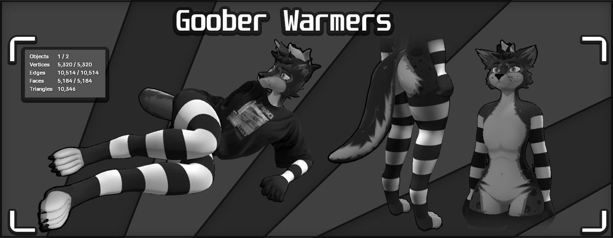 Made some free warmers for my Goober :)
loco420.gumroad.com/l/GooberWarmers
#vrchat #vrchatfurry #vrcfurry