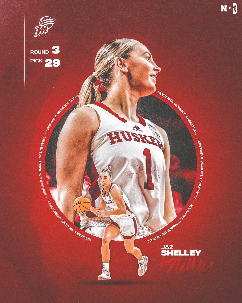 HEADED TO PHOENIX 

In the <a href="/WNBA/">WNBA</a> draft, the <a href="/PhoenixMercury/">Phoenix Mercury</a> select <a href="/JazShelley/">Jaz Shelley</a>!  
#ProBigRed