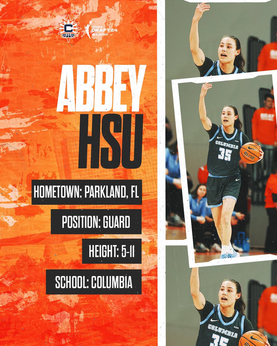 ConnecticutSun's tweet photo. Welcome aboard, Abbey ☀️👏🧡 https://t.co/tDzJ54MBDU