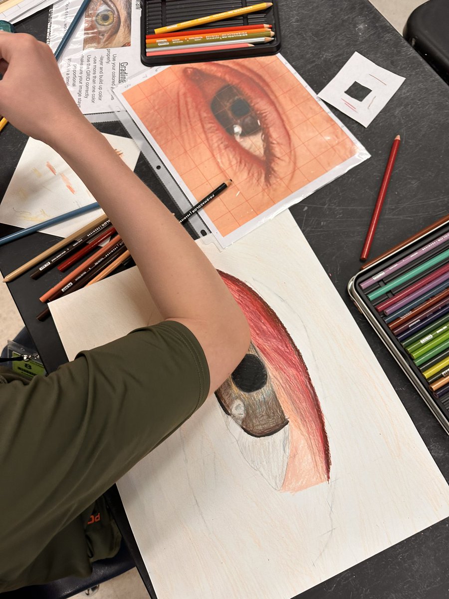 MrsForsterArt's tweet photo. Colt Art Studio 204 is knocking out of the park! Getting ready for the Humble ISD Fine Arts Festival on May the 4th (be with you), at LSC from 10-3! @HumbleISD_CMS @VisualArtHumble https://t.co/QbJPT9EAkq