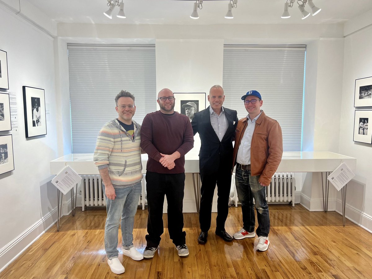 Had a great time today with <a href="/huntingtonbbc/">Huntington BBC</a>, <a href="/shoelesspodcast/">My Baseball History</a> and @PaulReiferson.

Y’all, go to gittermangallery.com and check out the show!

#nerds
