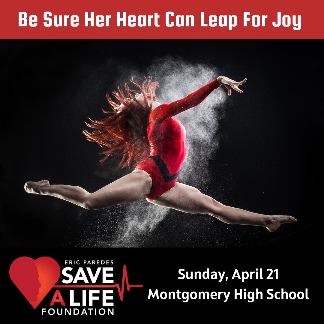 Make heart screening part of her routine to prevent sudden cardiac arrest. Register youth ages 12 to 25 for our next free event in South Bay! epsavealife.org/get-screened/