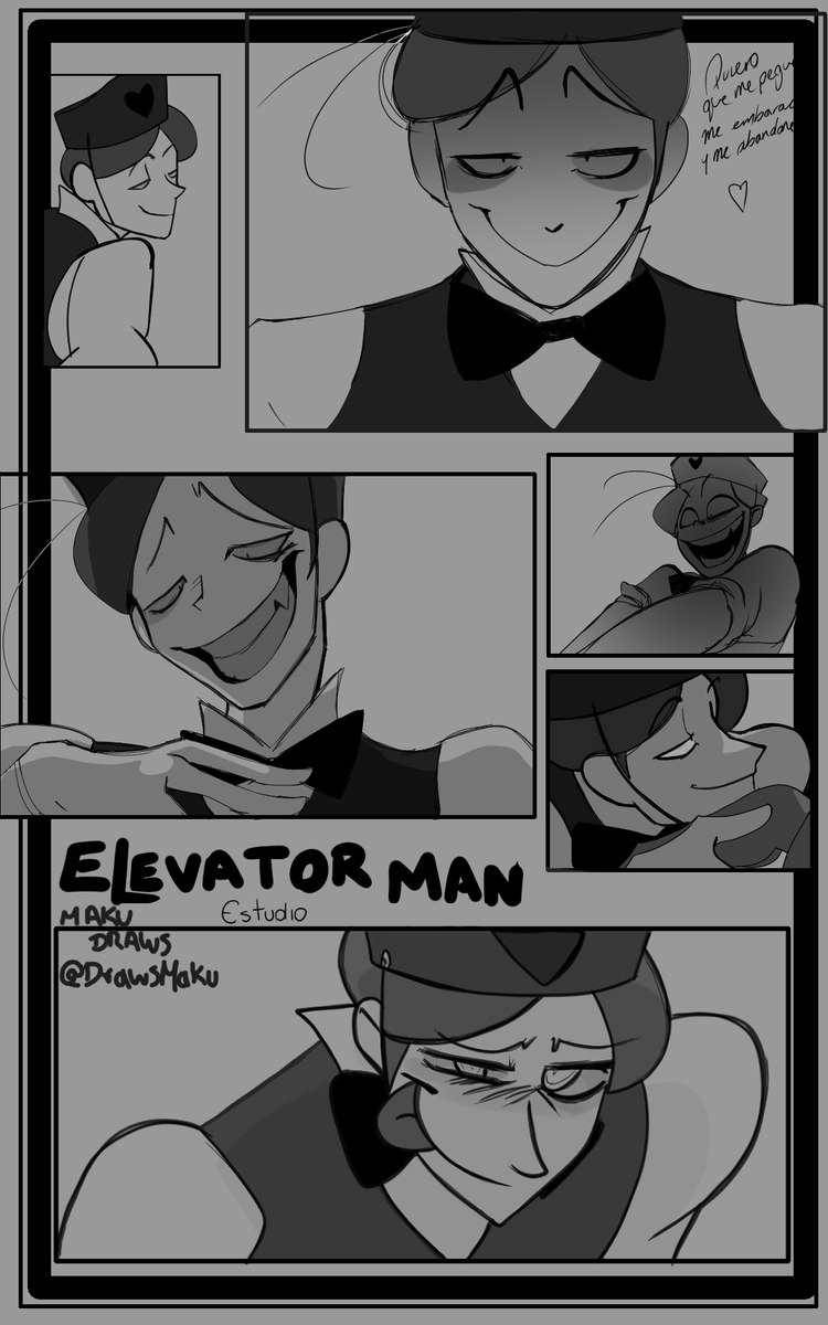 DrawsMaku's tweet photo. #DrawsMaku #Illustration #doctormasacrik #масакрик #ушко #психоняшки #masacrik #Masacrik #Ushka #PSYCHOCUTIES #artwork
#ElevatorMan 
Estoy obsesionada con esta versión de Ushka y Masacrik https://t.co/idEXrxVTSk