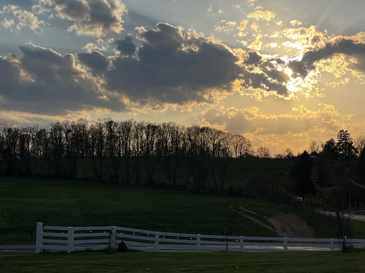 Sunrise, Sunset on the farm. This is my experience practically everyday.