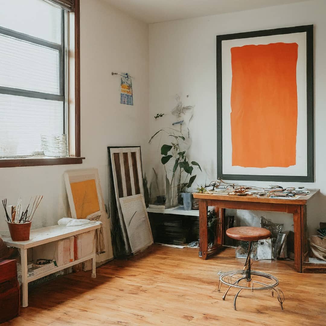 Searching for a space that shares characteristics of an artist home studio.