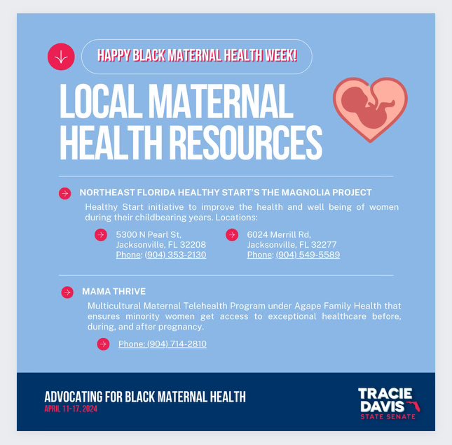 Happy Black Maternal Health Week!!! Just sharing some local resources