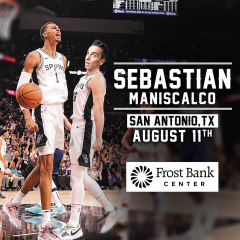 Who says Italians can’t play basketball? San Antonio……Maniscalco for 3! AUG 11 SebastianLive.com #ItAintRight @spurs