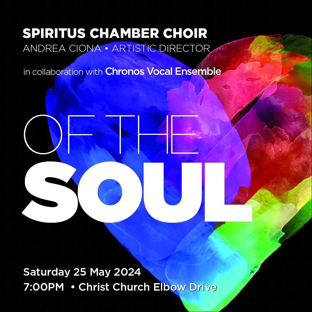 We're thrilled about our upcoming season closer with <a href="/ChronosVocal/">Chronos Vocal Ensemble</a> celebrating the power of community and connection. Tickets on sale now online 
spiritusofthesoul.bpt.me