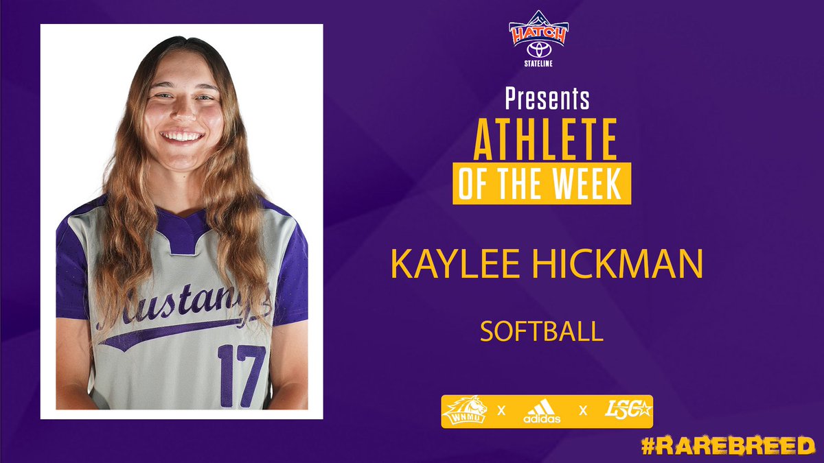 Congrats to our Athletes of the Week! WNMU Athletics would like to thank Hatch Toyota State line for their support and sponsoring our athletes! #RareBreed #WNMU