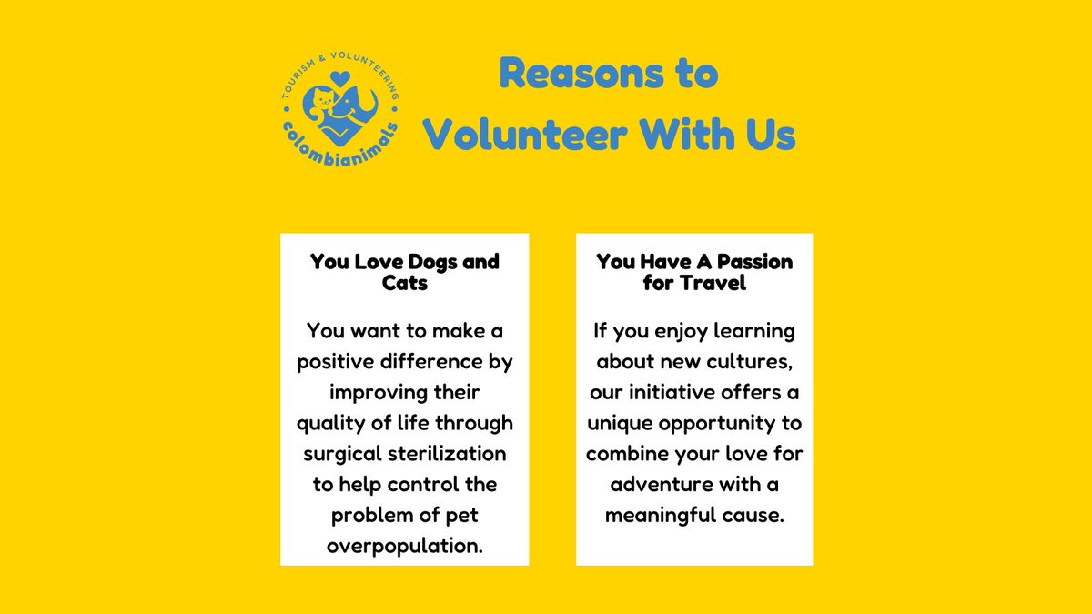 colombianimals's tweet photo. This month, as we celebrate #NationalVolunteerMonth, we extend our heartfelt appreciation to all our volunteers. Their dedication and commitment have been instrumental in addressing the challenge of animal overpopulation in Colombia. https://t.co/Dctmd4USpW