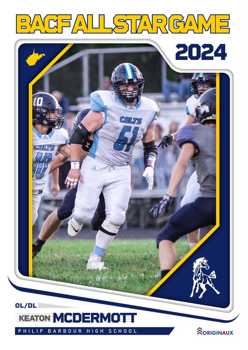 I may be going to college to throw for track but I guess I’m not done with football just yet. I will be playing the BACF (Battle Against Cystic Fibrosis) all star game! This is a game between West Virginia and Ohio.