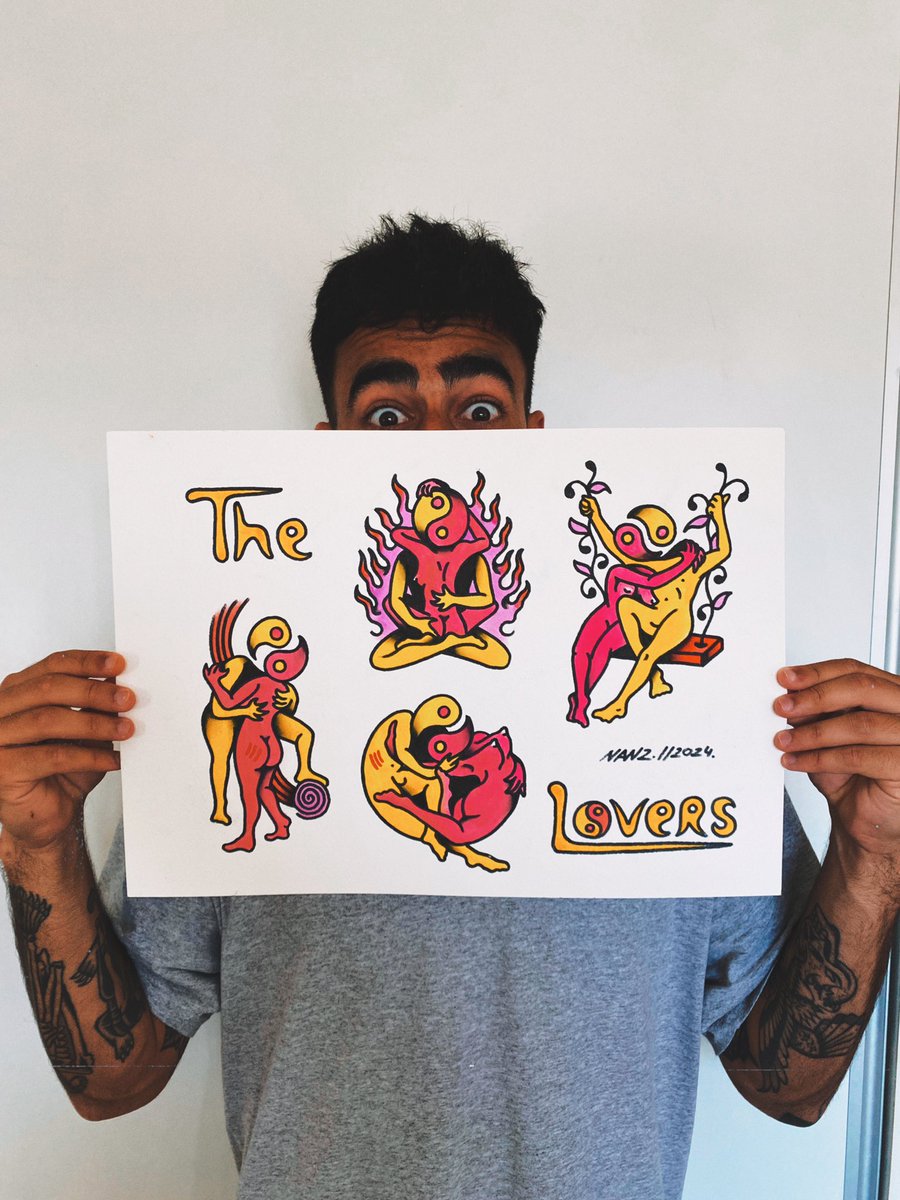 nan2_15's tweet photo. •The lovers ☯️💖✨ nuevos diseños disponibles , elije el tuyo!!!! disponible a color o blanco y negro

•Lámina original A3 en venta ( Rotulador + Acuarela ) https://t.co/iC5sT17Gwm
