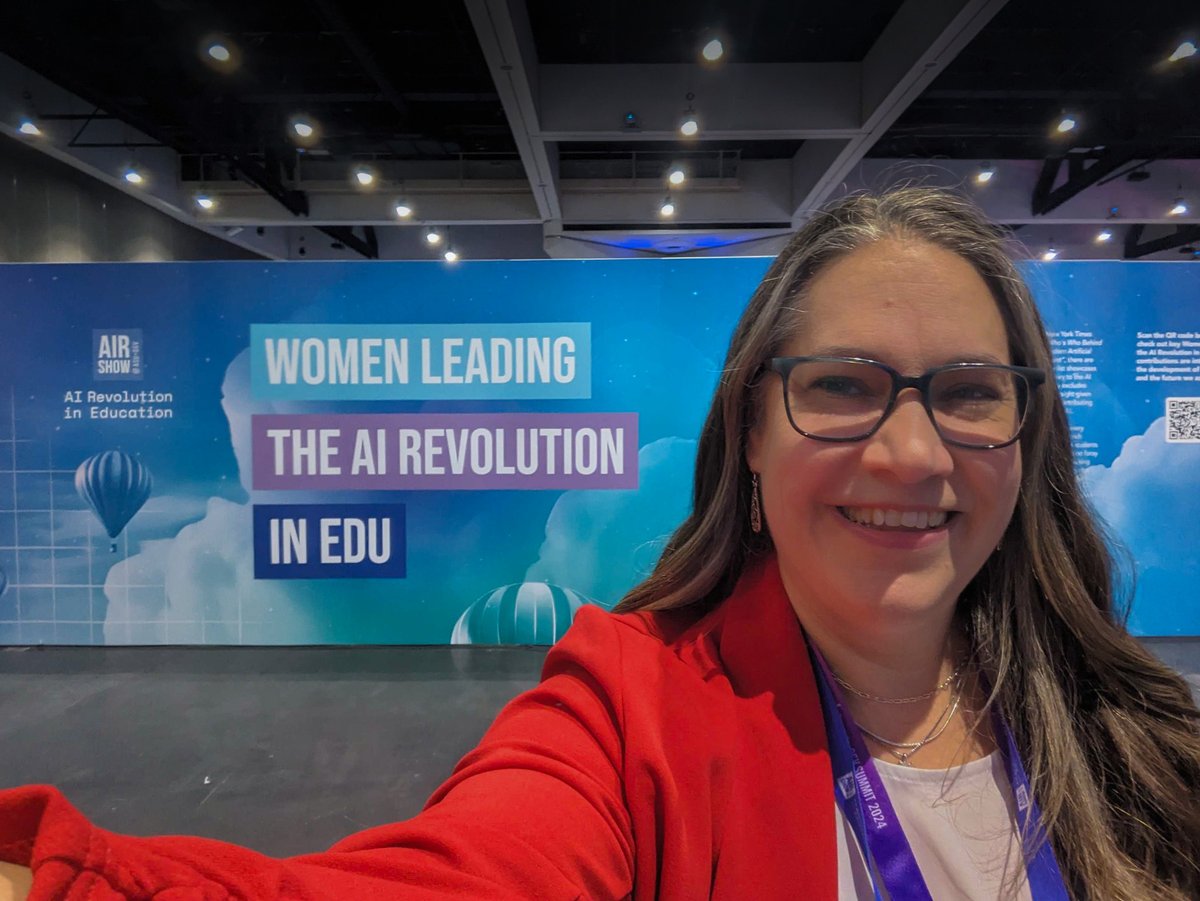 Excited to be named a Woman Leading the AI Revolution in Education today by @asugsvsummit CS education is fundamental for all students to be able to understand AI, and have the building blocks necessary to interrogate AI in their lives. #CSforALL #ASUGSVSummit @asugsvsummit