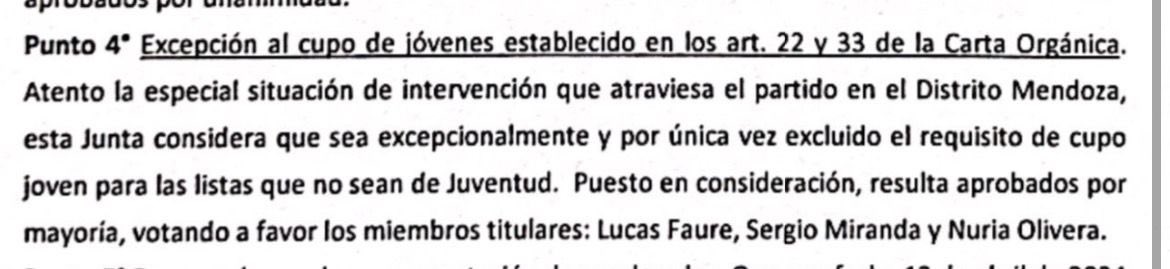 MaxiOlguin19's tweet photo. .@hebesil quiere que en la interna del PRO no se respete la participación de los jóvenes. La carta orgánica dice que el 30% de las listas deben ser integradas por jóvenes e hicieron una excepción por esta elección aduciendo que faltan jóvenes. A nosotros no nos faltan, nos sobran https://t.co/M7odTFW8nf
