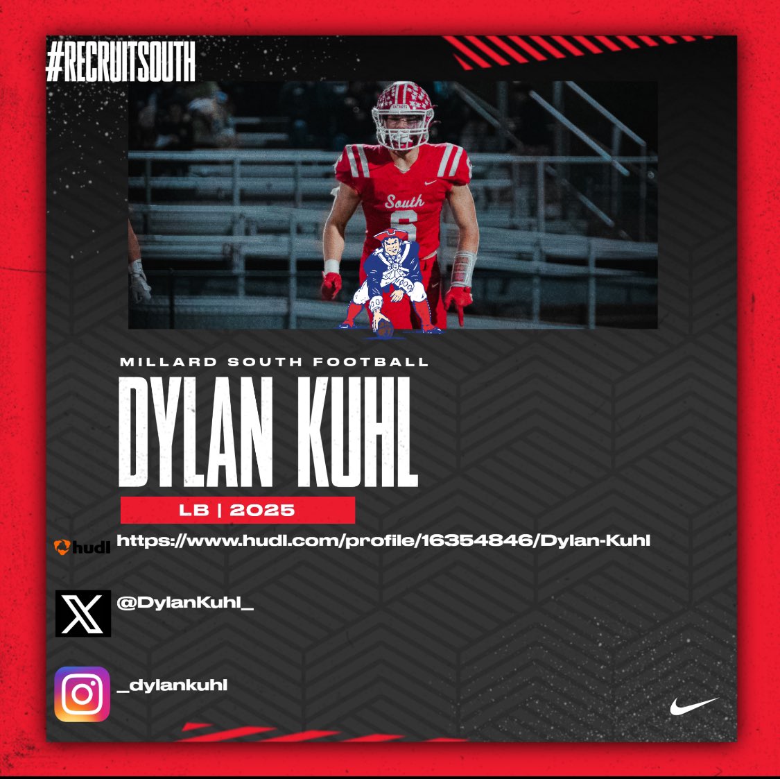 Millard South Football (@msouthfootball) on Twitter photo Baller 🏈 🚨 #SouthBoyz #RecruitSouth Baller 🏈 🚨 #SouthBoyz #RecruitSouth